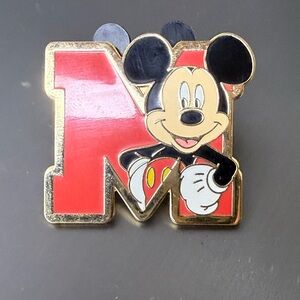 NWOT Disney Vintage 2004 Mickey Mouse Gold Lanyard Pin